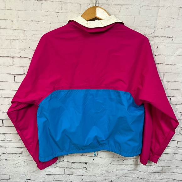 Vintage Helly Hansen HellyTech Colorblock Full Zip Jacket Women Medium Pink Blue - Picture 2 of 12